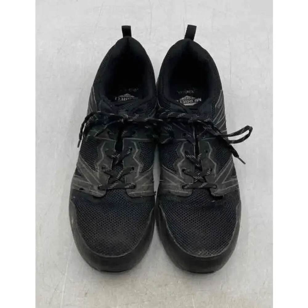 Merrell Mens Fullbench Superlite Black Alloy Toe Work Sneakers Size US 11
